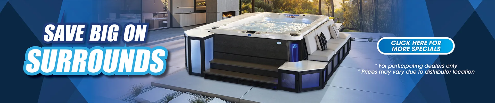 Calspas hot tub being used in a family setting - Dayton